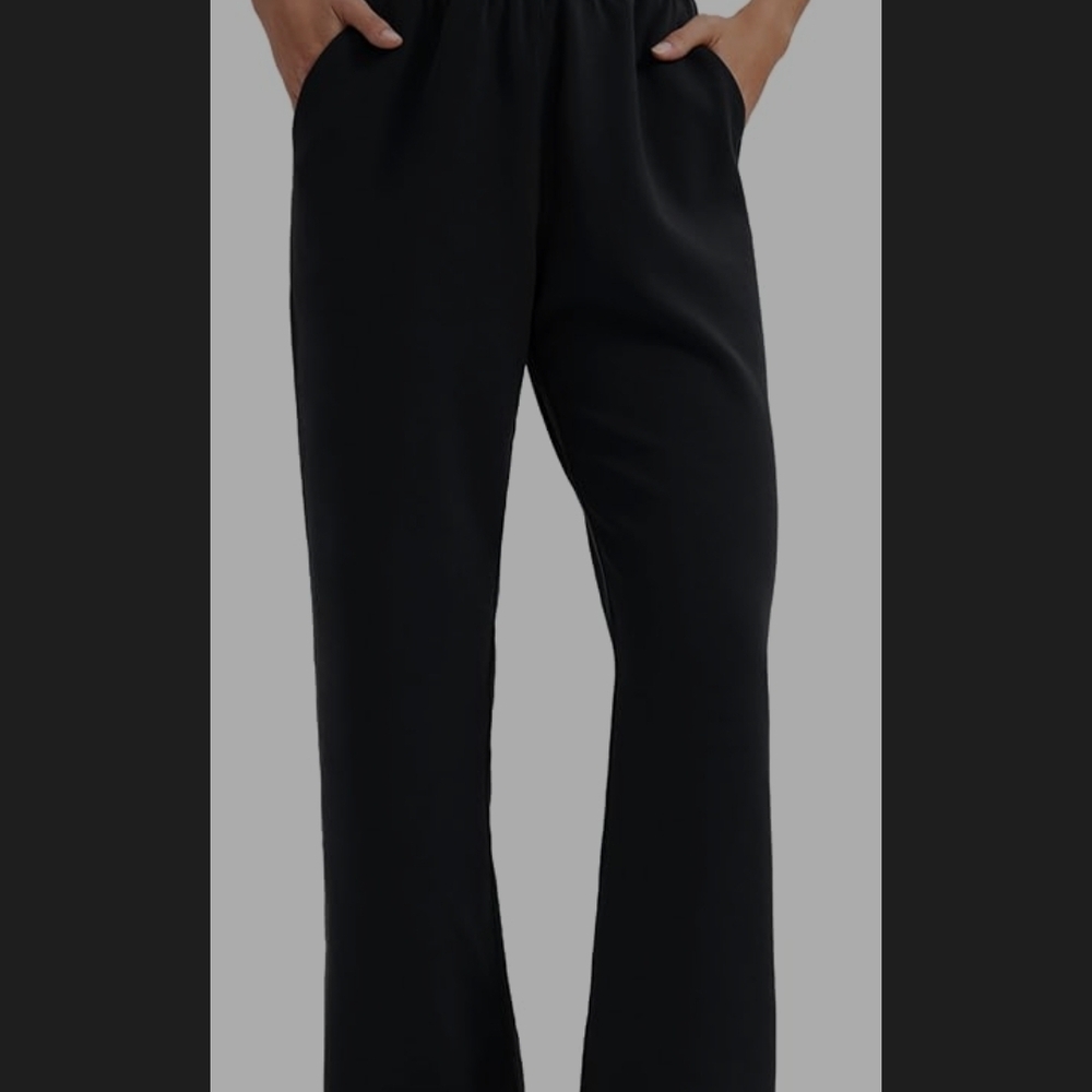 CRZ YOGA Black Straight-Leg Pants